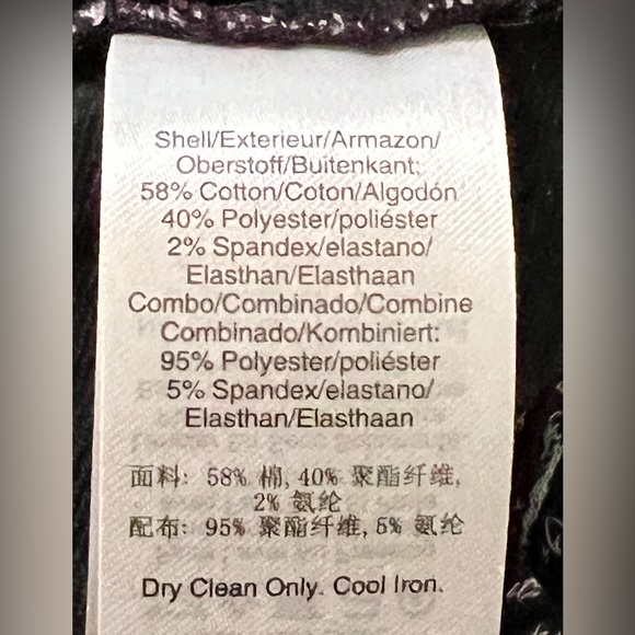 DKNY Black, white and purple plaid dress! - Picture 7 of 7